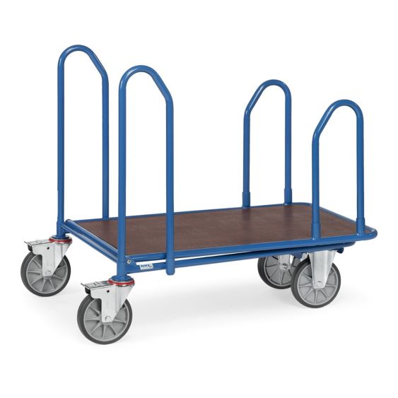 Plateauwagen Cash + Carry met Beugels 400 Kg 850x500 mm