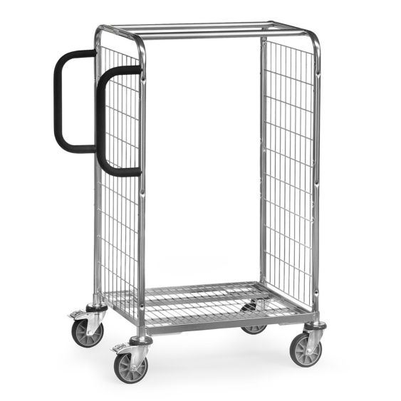 Pakketwagen 200 Kg 650x510 mm H1225 mm 2 Wanden