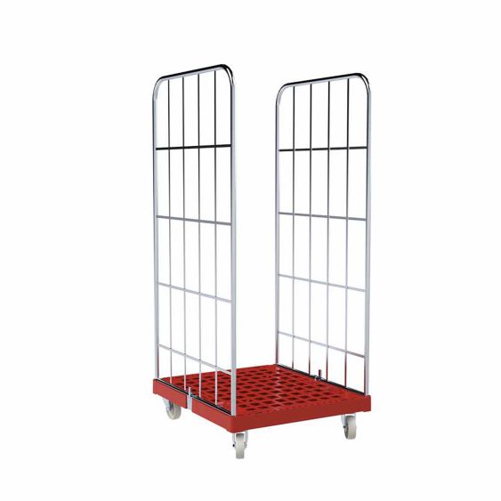 Rolcontainer 1460 Kunststof 2-zijdig rood