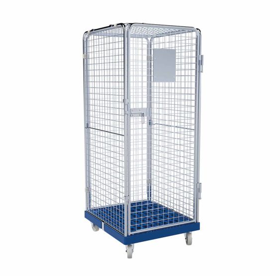 Rolcontainer ADB 1600 Kunststof 5-zijdig met Deur