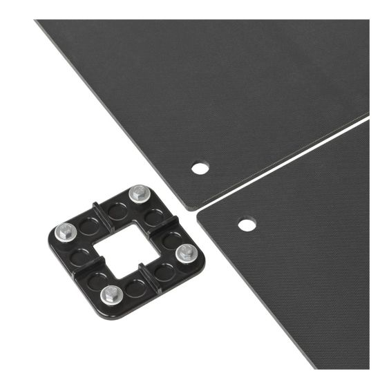 Euromat connector 4-wegs incl. bouten