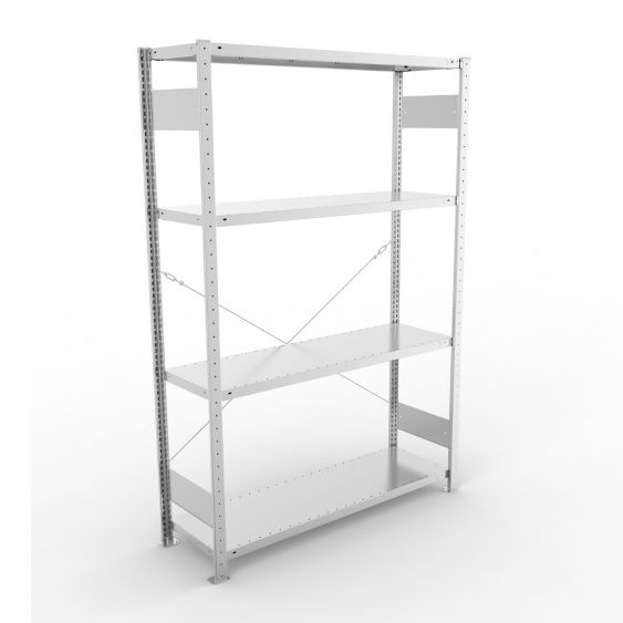 Legbordstelling META 230 kg Basissectie 200x130x40 cm - boven