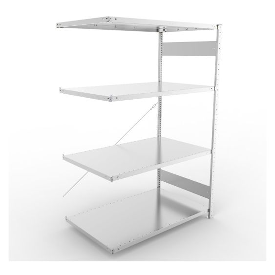 Legbordstelling META 230 kg Aanbouwsectie 200x130x80 cm - 4