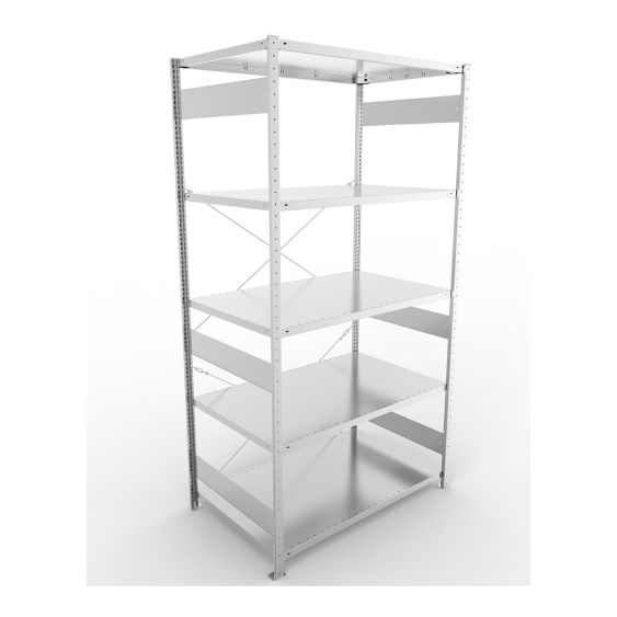 Legbordstelling META 230 kg Basissectie 250x130x80 cm - 4