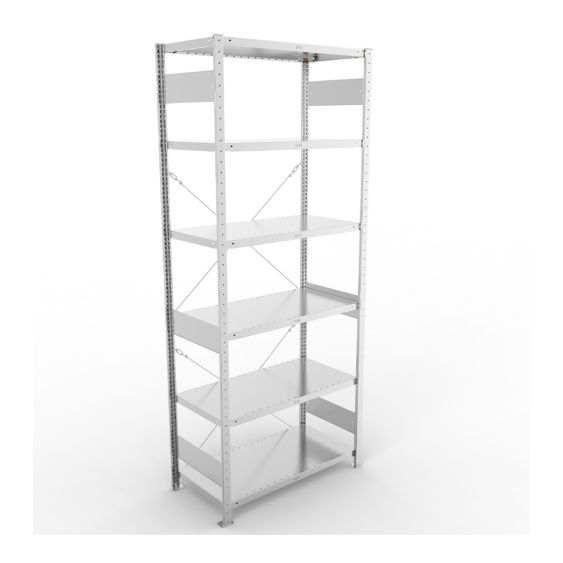 Legbordstelling META 230 kg Basissectie  250x100x50 cm - 4