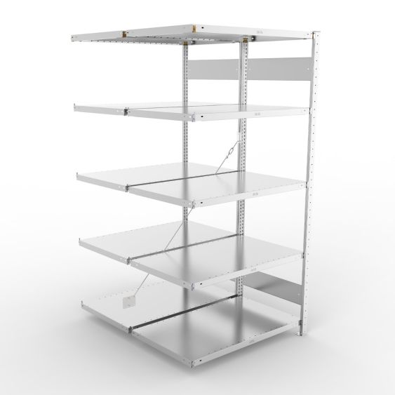 Legbordstelling Dubbel META 230 kg Aanbouwsectie 200x100x60 cm - 4