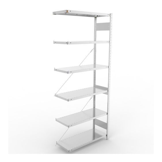 Legbordstelling META 150 kg Aanbouwsectie 250x100x40 cm - 4