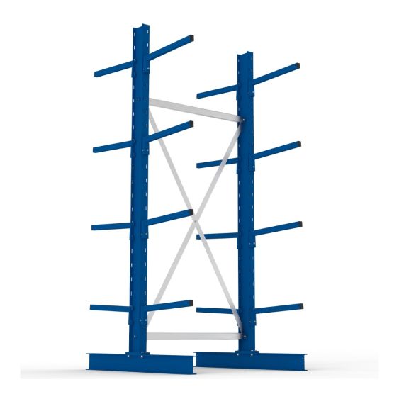 Draagarmstelling Dubbel META Licht Basis 250x100x50 cm