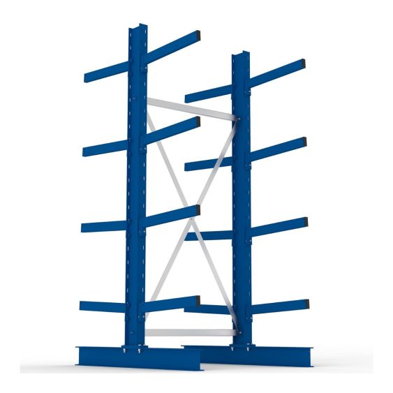Draagarmstelling Dubbel META Zwaar Basis 250x100x60 cm