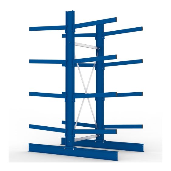 Draagarmstelling Dubbel META Zwaar Basis 250x100x80 cm