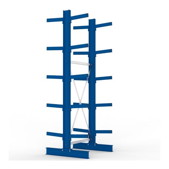 Draagarmstelling Dubbel META Zwaar Basis 300x100x40 cm