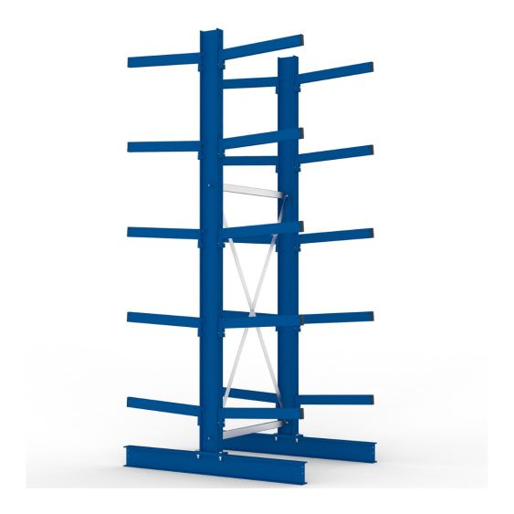 Draagarmstelling Dubbel META Zwaar Basis 300x100x60 cm