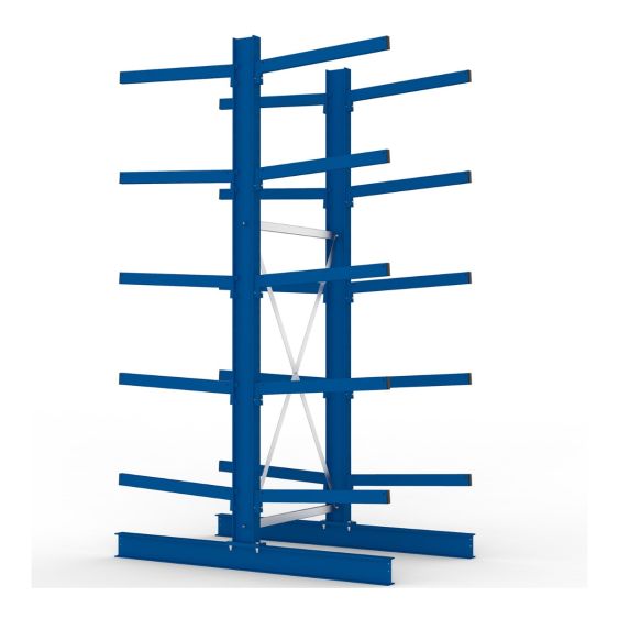 Draagarmstelling Dubbel META Zwaar Basis 300x100x80 cm
