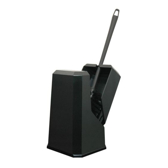 Toiletborstelhouder Euro Pearl Zwart