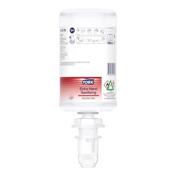 Tork Alcohol Gel voor Handdesinfectie S4 - 6 stuks