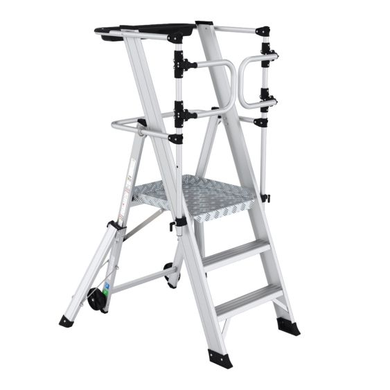 Wixor Opvouwbare Magazijntrap Extra veilig - 3 treden