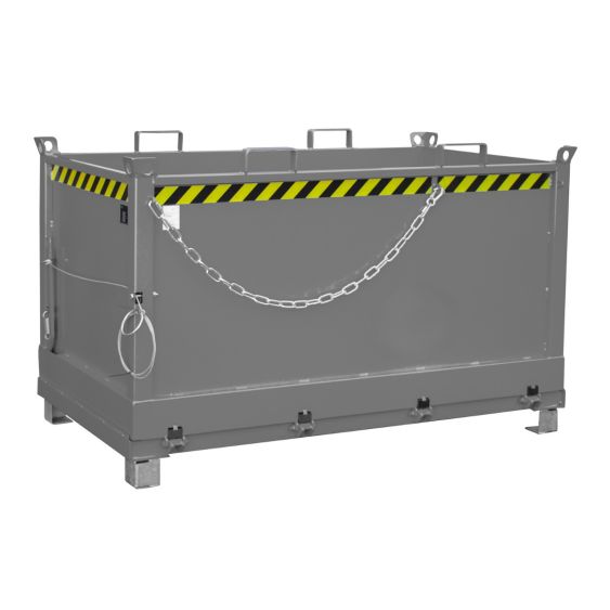 Bodemklepcontainer Bauer Grijs 1500 Liter