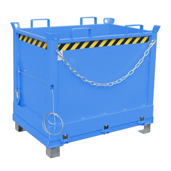 Bodemklepcontainer Bauer Blauw 750 Liter