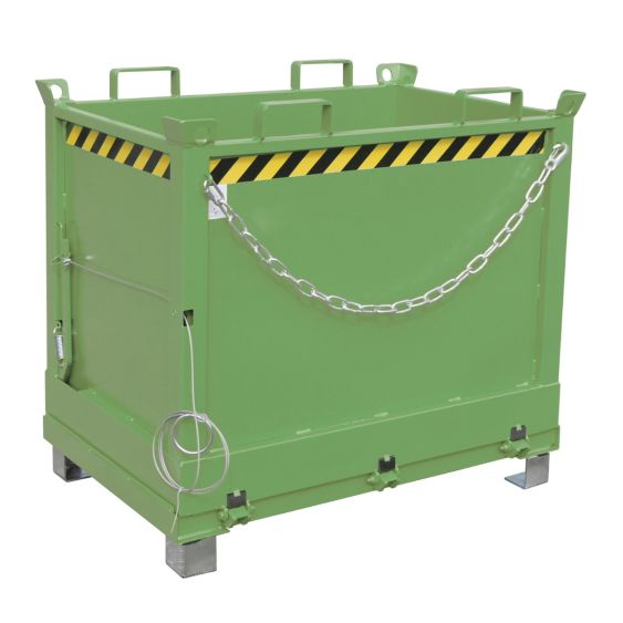 Bodemklepcontainer Bauer Groen 750 Liter