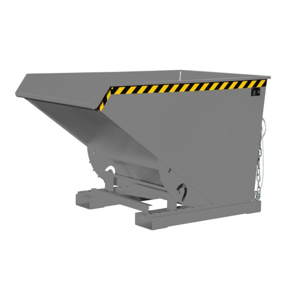 Kantelbak Bauer Gelakt Staal Grijs 1200 Liter