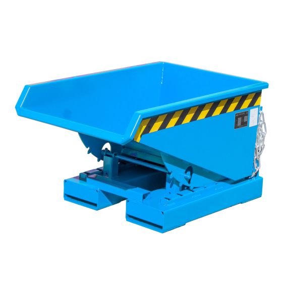 Kantelbak Bauer Gelakt Staal Blauw 150 Liter