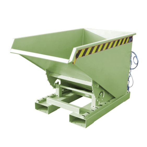 Kantelbak Bauer Gelakt Staal Groen 300 Liter