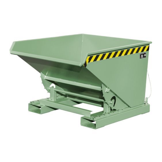 Kantelbak Bauer Gelakt Staal Groen 600 Liter