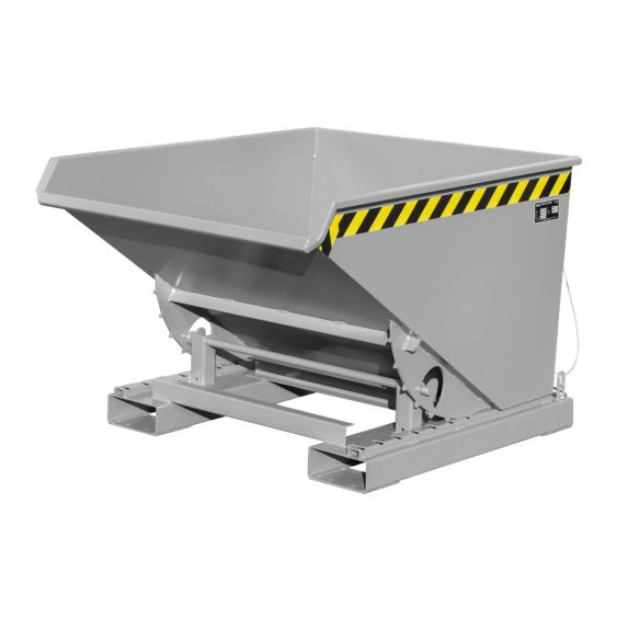 Kantelbak Bauer Gelakt Staal Grijs 600 Liter