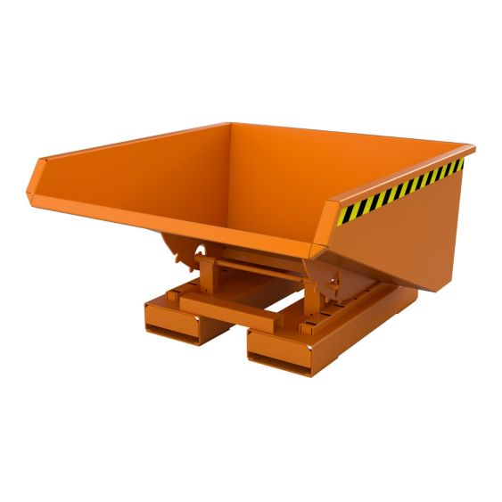 Kantelbak Bauer Gelakt Staal Oranje 225 Liter