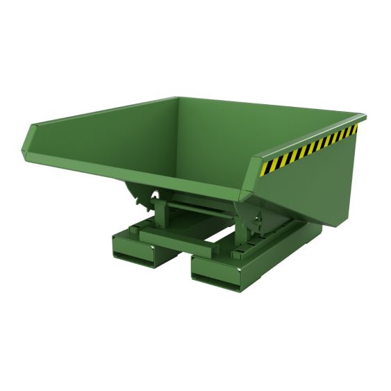 Kantelbak Bauer Gelakt Staal Groen 225 Liter