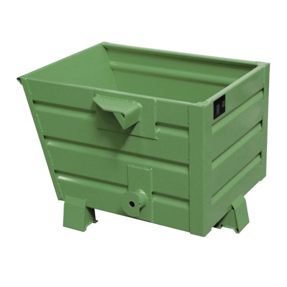 Stapelbare Kantelbak Bauer Staal Groen 300 Liter