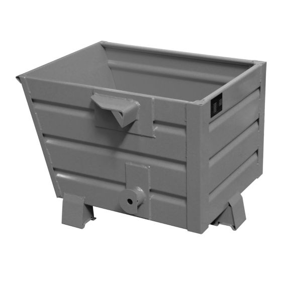 Stapelbare Kantelbak Bauer Staal Grijs 300 Liter
