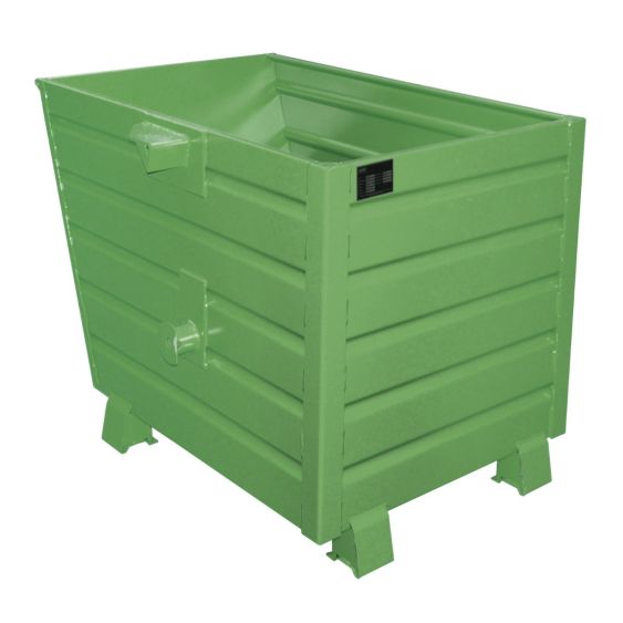 Stapelbare Kantelbak Bauer Staal Groen 700 Liter