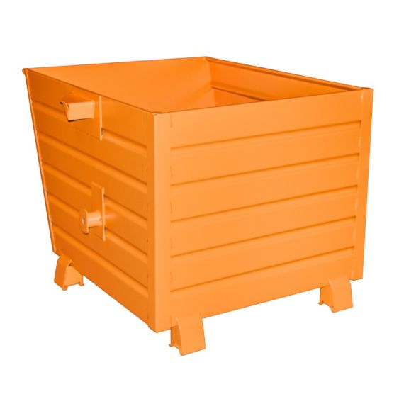 Stapelbare Kantelbak Bauer Staal Oranje 900 Liter