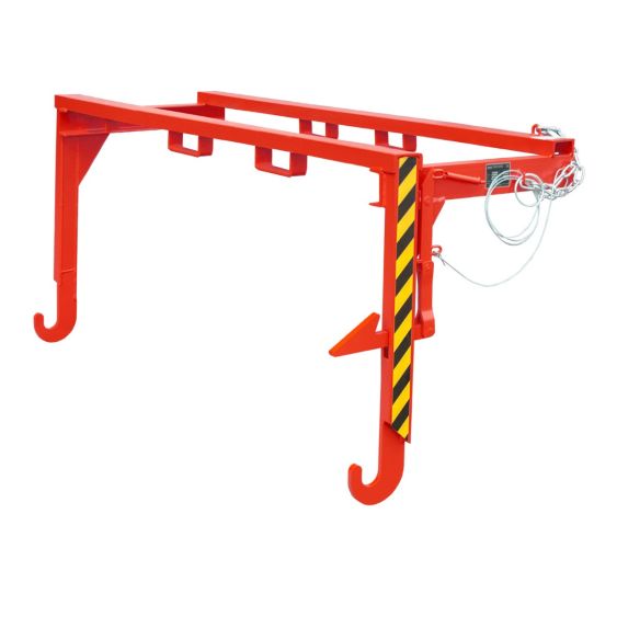 Traverse Bauer Rood voor Stapelbare Kantelbak 2000 Liter