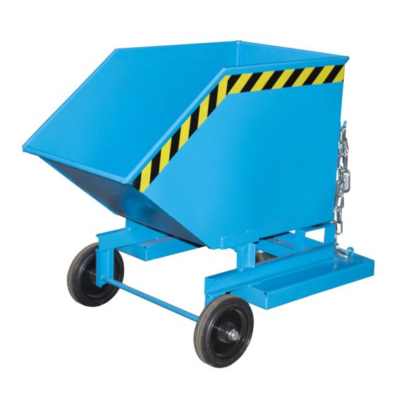 Verrijdbare Kantelbak Bauer Staal Blauw 250 Liter