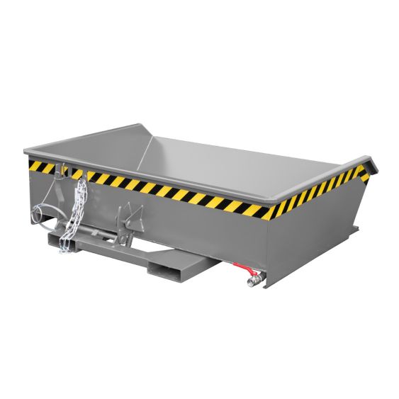 Mini Spaander-Kantelbak Bauer Grijs 610 Liter