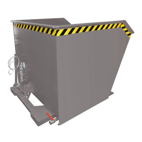 Spaander-Kantelbak Bauer Grijs 2000 Liter