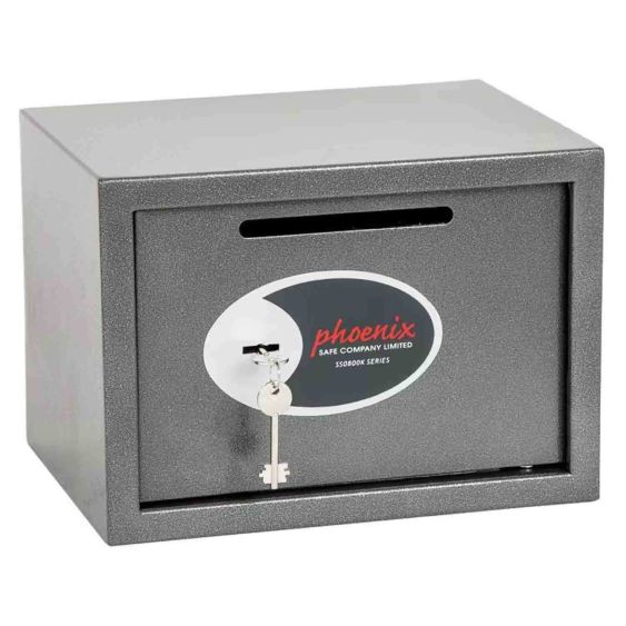 Afstortkluis Maat 2 Sleutelslot Phoenix Vela SS0802KD Grijs 1