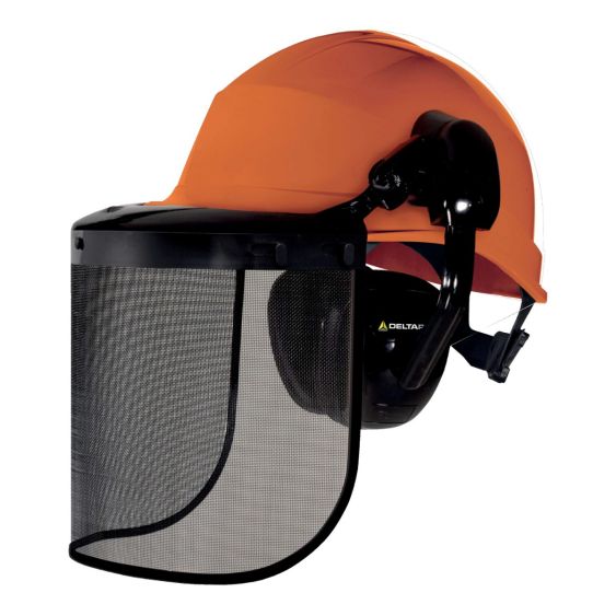 Veiligheidshelm Deltaplus Forestier 3 - met Gaasvizier