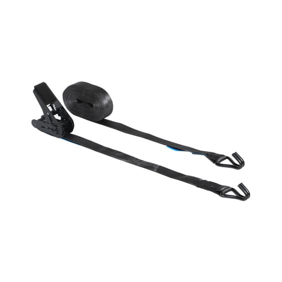 Spanband 25 mm 0,8 ton 1M Zwart met Zwarte Hardware