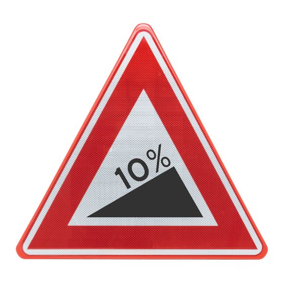 Verkeersbord RVV J06 Steile helling 90 cm