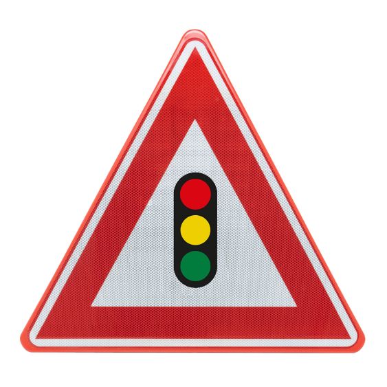 Verkeersbord RVV J32 Waarschuwing verkeerslichten 70 cm