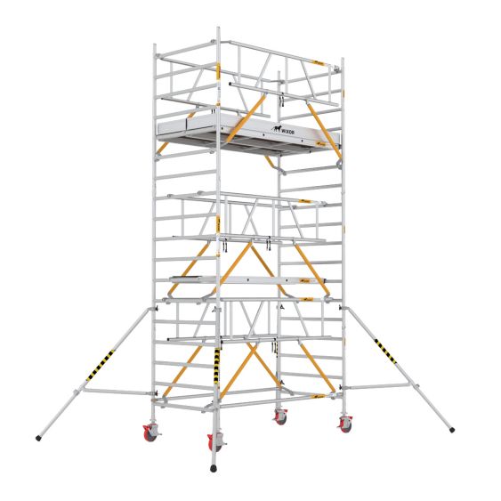 Rolsteiger 250x135 cm met Veiligheidsvoorloopleuningen - 6 meter werkhoogte