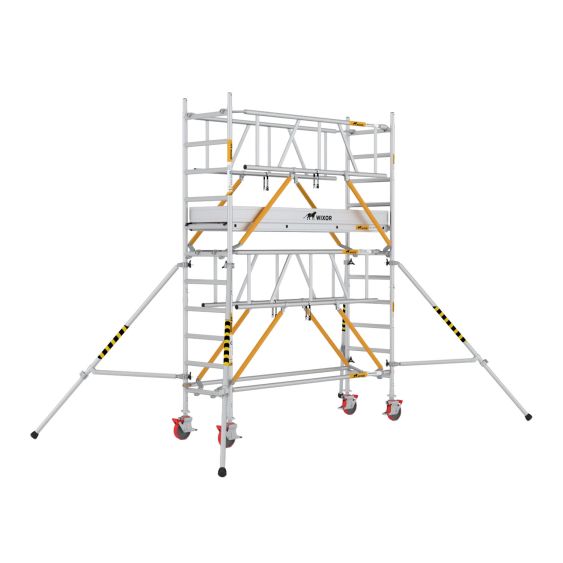Rolsteiger 250x75 cm met Veiligheidsvoorloopleuningen - 4 meter werkhoogte