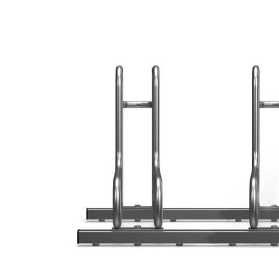 Fietsenrek 2640x530x450 mm Verzinkt voor Fatbikes 7 fietsen