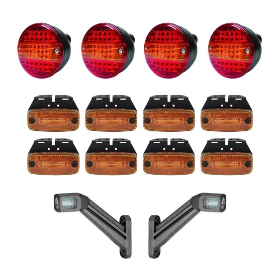 LED Verlichtingsset Hella voor Trailer Achterlicht Bol