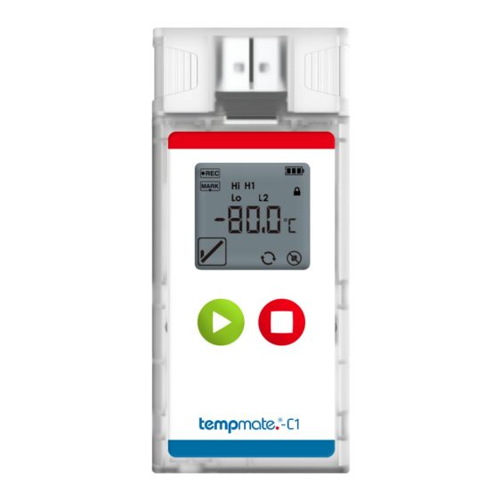 Datalogger Tempmate C1 Extreem Lage Temperaturen