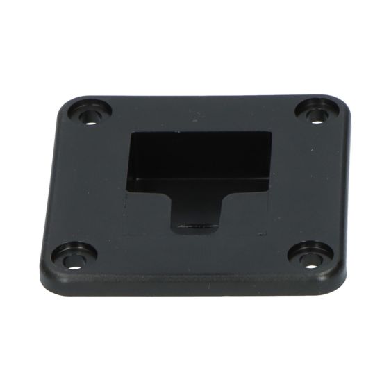 Deurhaak Houder voor T-haak Kunststof Inbouw Pommier 65x65 mm