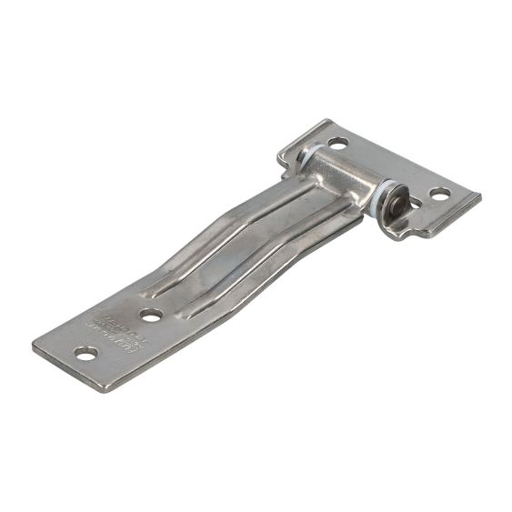 Zijdeurscharnier Verzet Pommier 129 mm RVS Schroefmodel